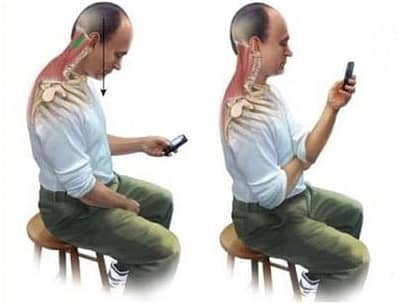 Phone correct posture