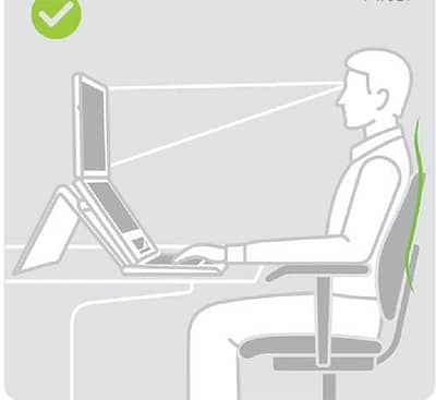 correct computer Posture