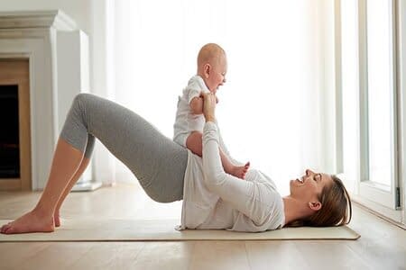 Post-pregnancy physiotherapy